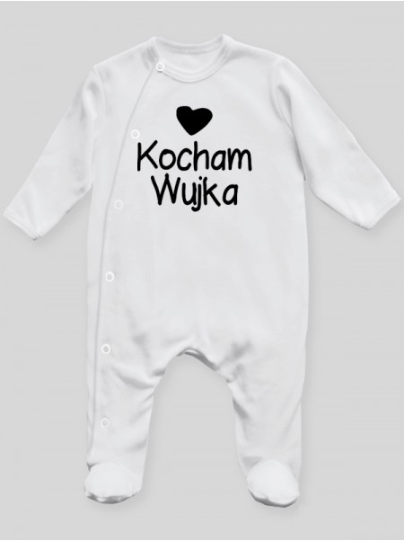 Kocham Wujka - pajac niemowlęcy Kocham Wujka - pajac niemowlęcy