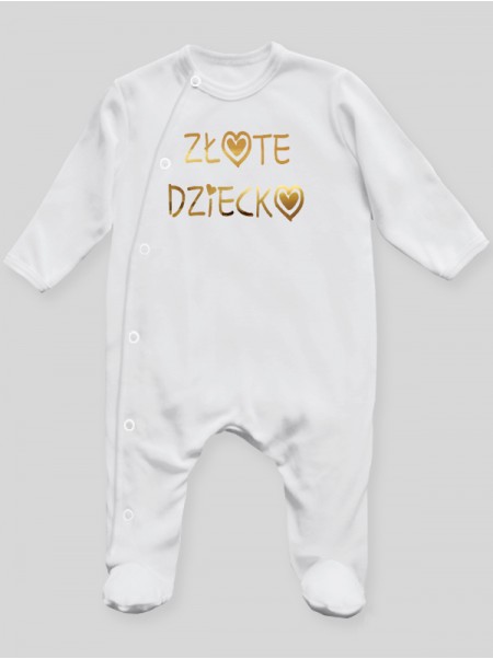 Złote Dziecko - pajac niemowlęcy Złote Dziecko - pajac niemowlęcy