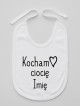 Kocham Ciocię + Imię - śliniak Kocham Ciocię + Imię - śliniak
