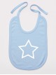 Gwiazda - śliniak z nadrukiem dla niemowląt
