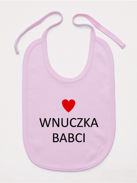 Wnuczka Babci 01 - śliniak Wnuczka Babci 01 - śliniak