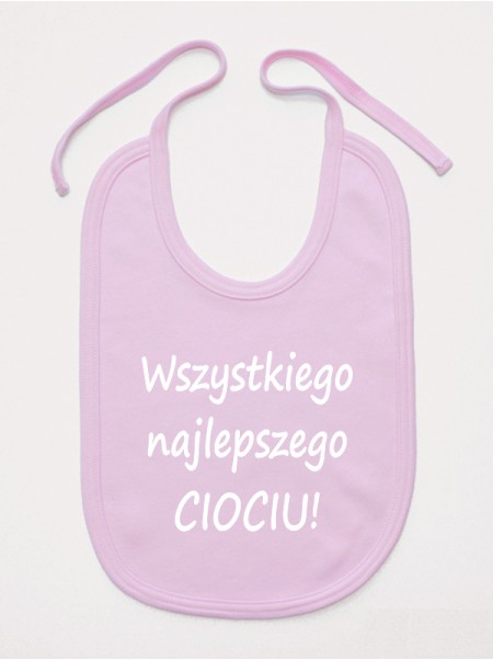 Dla Cioci Życzenia - śliniak Dla Cioci Życzenia - śliniak