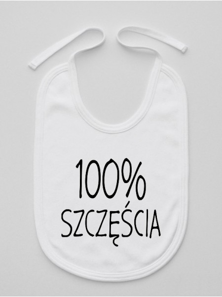 100% Szczęścia 01 - śliniak 100% Szczęścia 01 - śliniak
