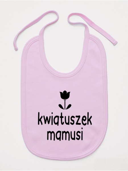 Kwiatuszek Mamusi - śliniaczek dla niemowląt