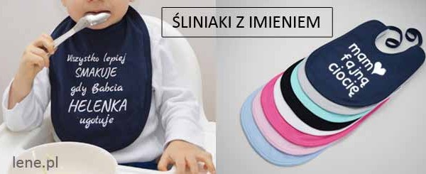 Sliniaczki z imieniem dziecka