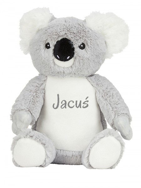   Koala z Imieniem JACUŚ wysokość 26 cm - pluszak dla dzieci
