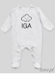 Chmurka z Imieniem IGA - pajacyk personalizowany