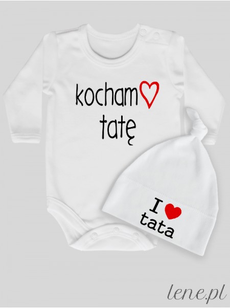 Kocham Tatę - komplet niemowlęcy Kocham Tatę - komplet niemowlęcy