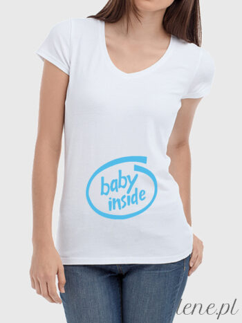 Bluzka damska Baby Inside 01 - Biały