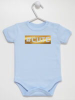 #Cute Hashtag Nadruk Złoty - body dla dzieci - Błękitny - Krótki rękaw #Cute Hashtag Nadruk Złoty - body dla dzieci - Błękitny - Krótki rękaw