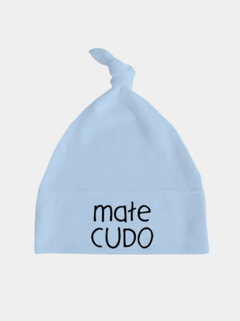 Małe Cudo - czapka dla niemowlaka lub noworodka - Błękitny