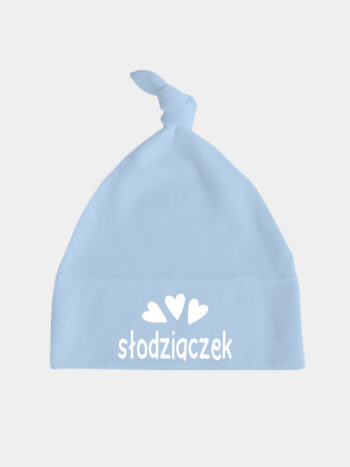 Słodziaczek z Serduszkiem - czapka dla dzieci - Błękitny