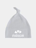 Słodziaczek z Serduszkiem - czapka dla dzieci - Szary