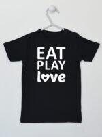 Eat Play Love - t-shirt z nadrukiem - Czarny - Koszulka krótki rękaw Eat Play Love - t-shirt z nadrukiem - Czarny - Koszulka krótki rękaw
