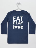 Eat Play Love - t-shirt z nadrukiem - Granatowy - Koszulka długi rękaw Eat Play Love - t-shirt z nadrukiem - Granatowy - Koszulka długi rękaw
