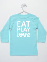 Eat Play Love - t-shirt z nadrukiem - Miętowy - Koszulka długi rękaw Eat Play Love - t-shirt z nadrukiem - Miętowy - Koszulka długi rękaw