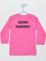 Szefowa Piaskownicy - śmieszna koszulka dla dzieci - Ciemny Różowy - Koszulka długi rękaw Szefowa Piaskownicy - śmieszna koszulka dla dzieci - Ciemny Różowy - Koszulka długi rękaw