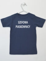 Szefowa Piaskownicy - śmieszna koszulka dla dzieci - Granatowy - Koszulka krótki rękaw Szefowa Piaskownicy - śmieszna koszulka dla dzieci - Granatowy - Koszulka krótki rękaw