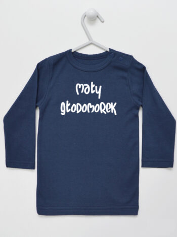 Mały Głodomorek - koszulka z nadrukiem - Granatowy - Koszulka długi rękaw