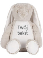 Beżowy Króliczek z Imieniem – Personalizowana Maskotka 45 cm - 8