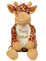 Żyrafa Przytulanka z Własnym Napisem – Maskotka 48 cm - 1 Żyrafa Przytulanka z Własnym Napisem – Maskotka 48 cm - 1