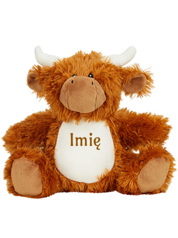 Krówka Górska z Rogami – Personalizowana Maskotka 22 cm - 4