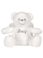 Biały Miś Aniołek – Personalizowana Przytulanka 22 cm - 6