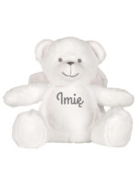 Biały Miś Aniołek – Personalizowana Przytulanka 22 cm - 7