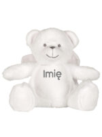 Biały Miś Aniołek – Personalizowana Przytulanka 22 cm - 8