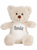 Miś jasnobrązowy wysokość 22 cm - maskotka personalizowana - 5