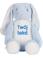 Niebieski Króliczek z Twoim Napisem – Personalizowana Maskotka 45 cm - 8 Niebieski Króliczek z Twoim Napisem – Personalizowana Maskotka 45 cm - 8