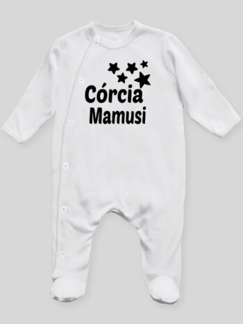 Córcia Mamusi 01 - pajac niemowlęcy - Biały