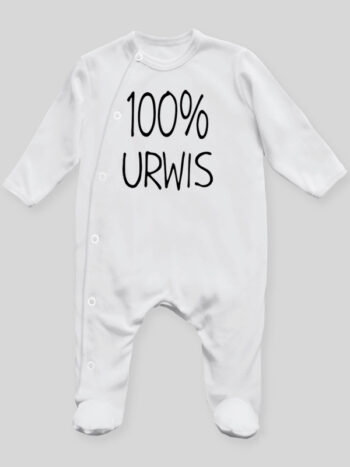 100% Urwis - pajac niemowlęcy - Biały
